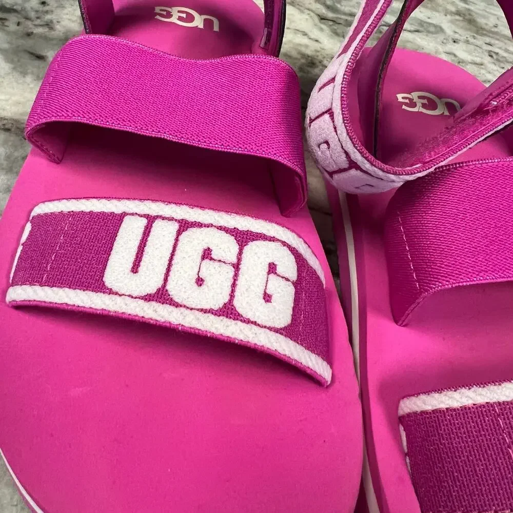 Ugg Pink Allisa Sandals Size Youth 2